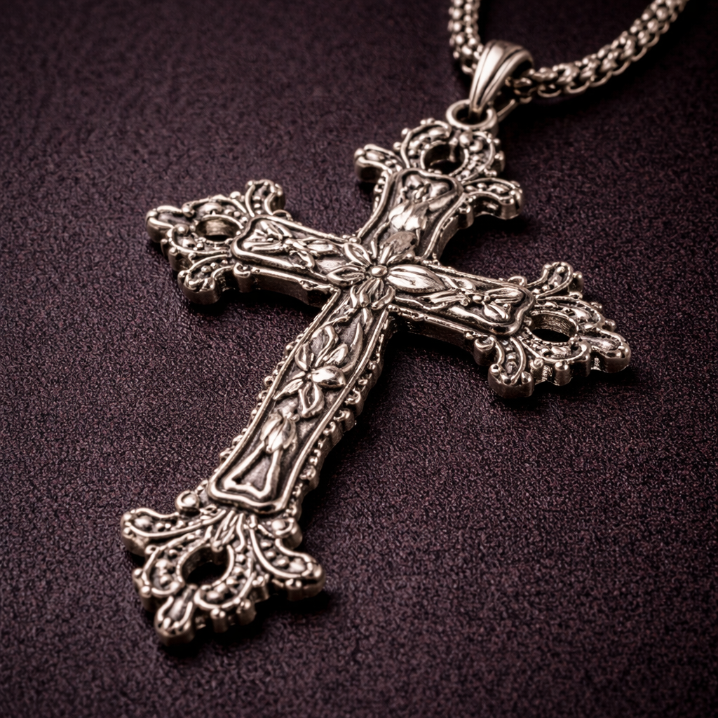 Sanctum Thorn Cross Necklace