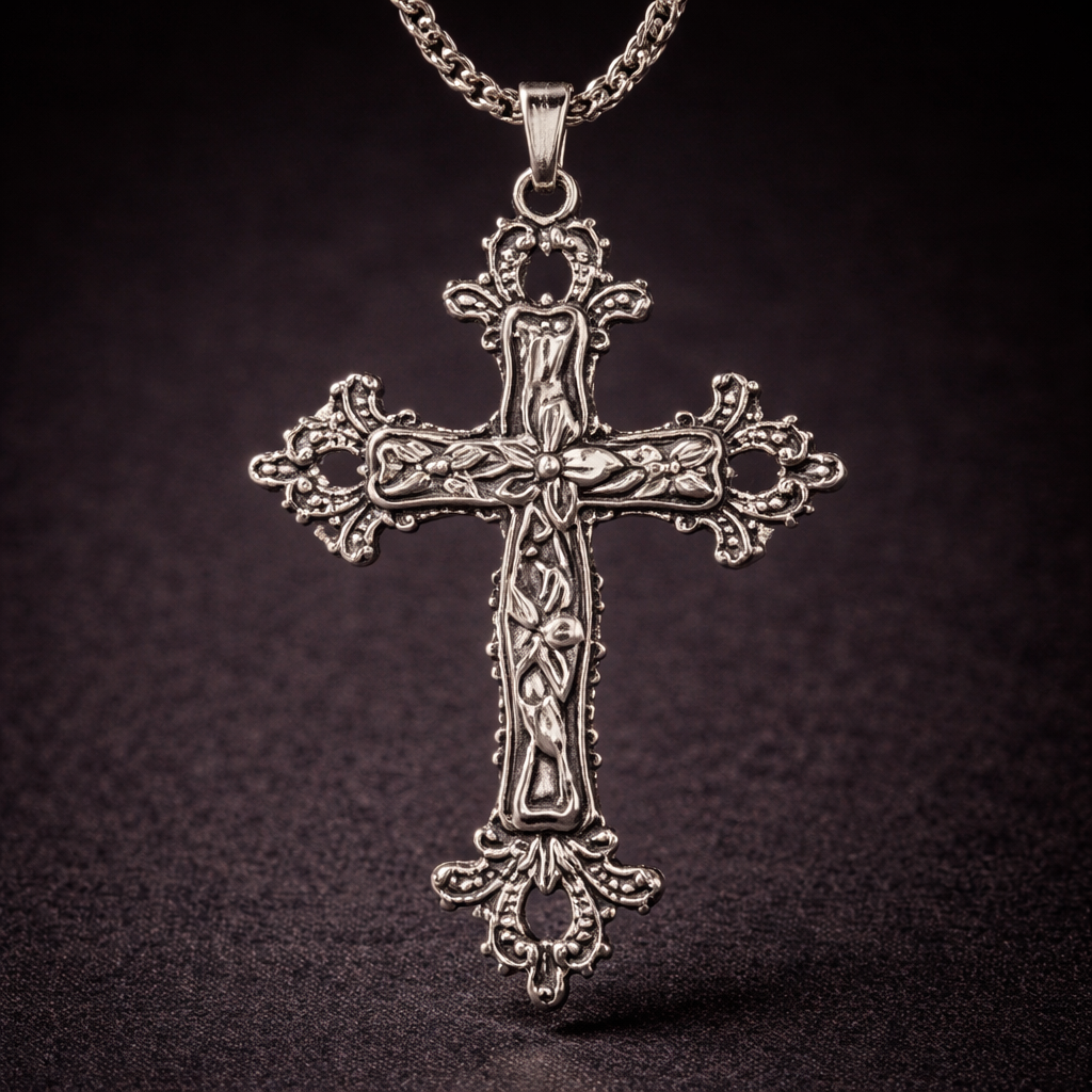 Sanctum Thorn Cross Necklace