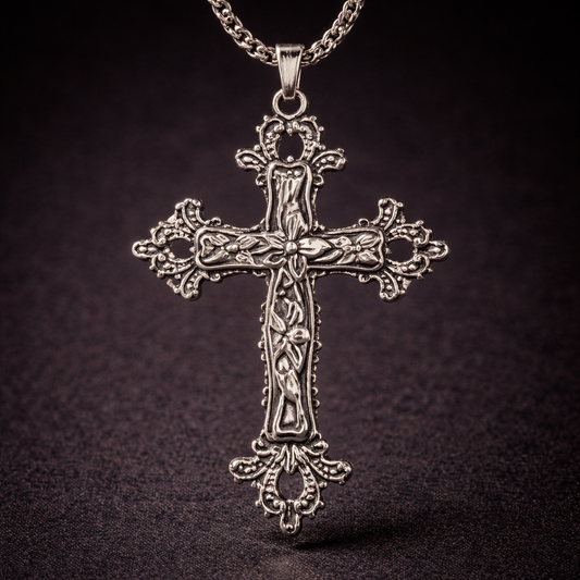 Sanctum Thorn Cross Necklace