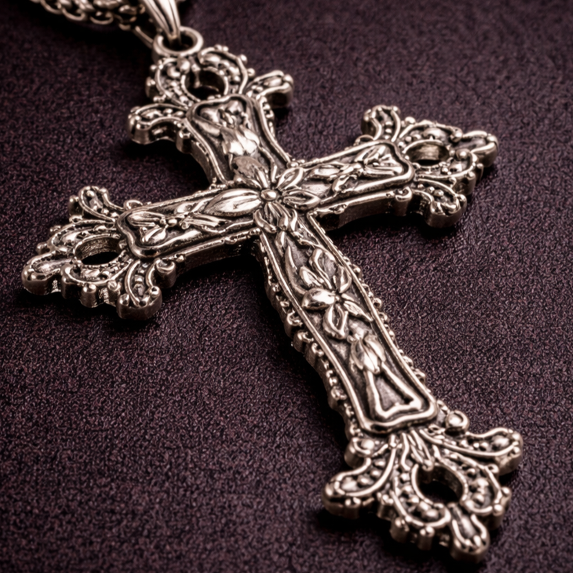 Sanctum Thorn Cross Necklace