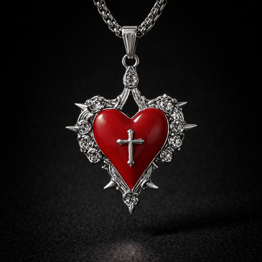 Sacred Ruin Heart Necklace