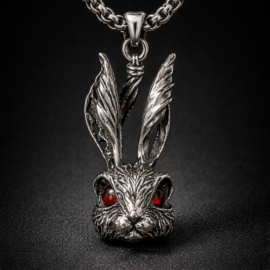 Scarlet Hare Necklace