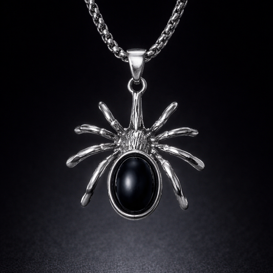 Nocturne Weaver Spider Necklace