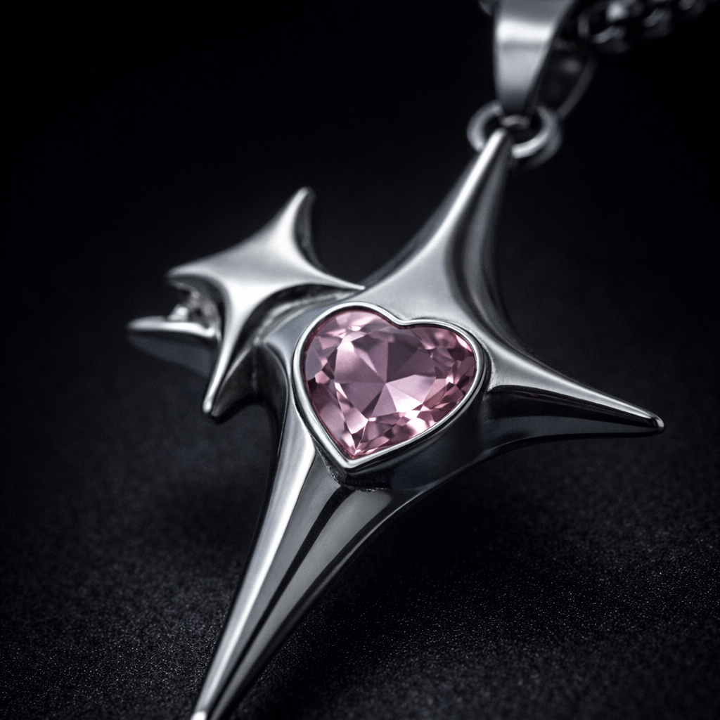 Star of Soft Ruin Necklace