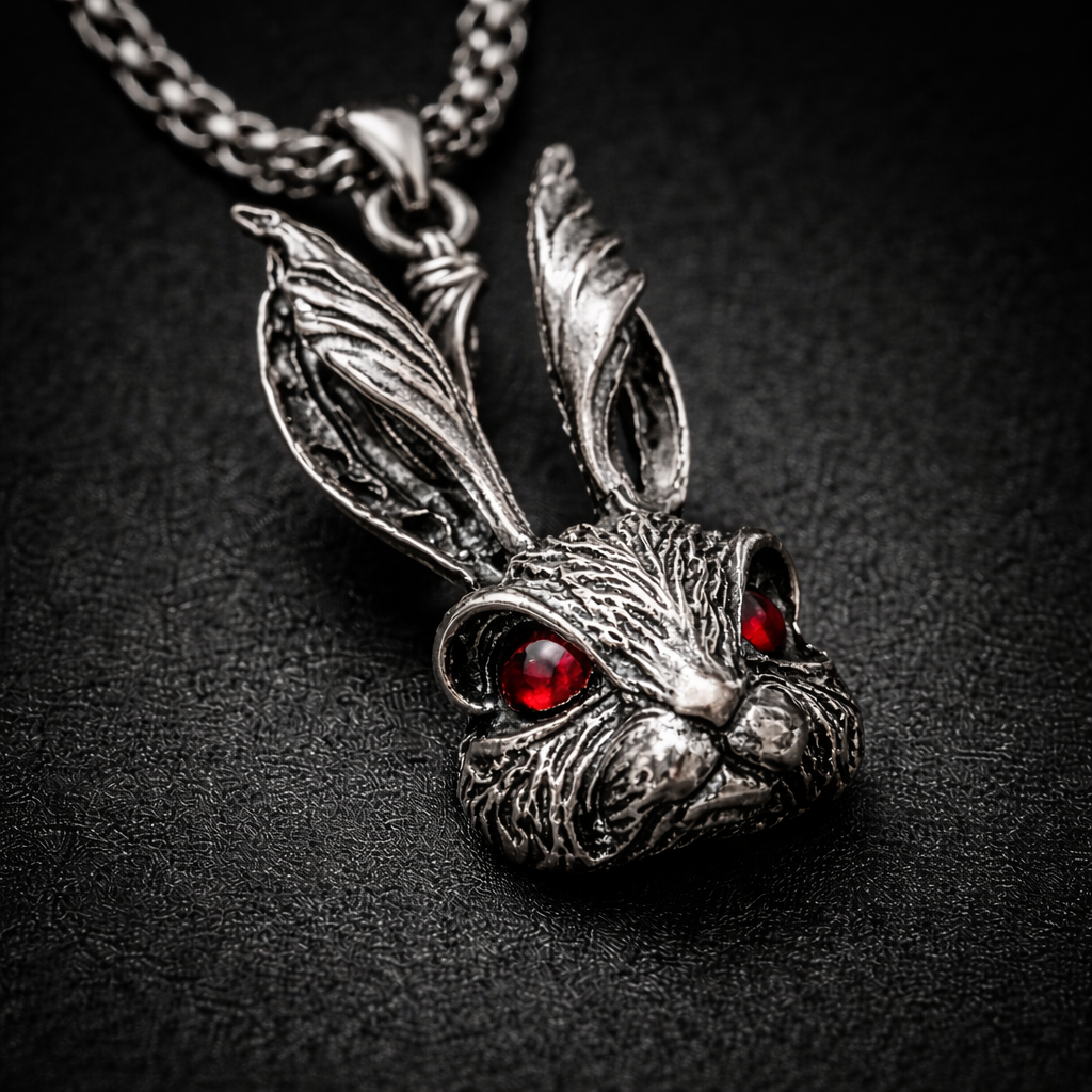 Scarlet Hare Necklace