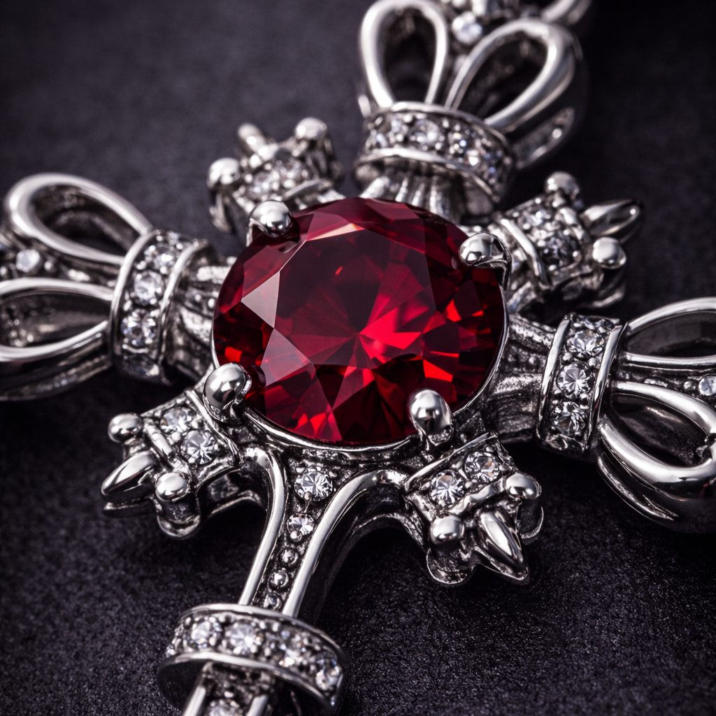Crimson Benediction Necklace