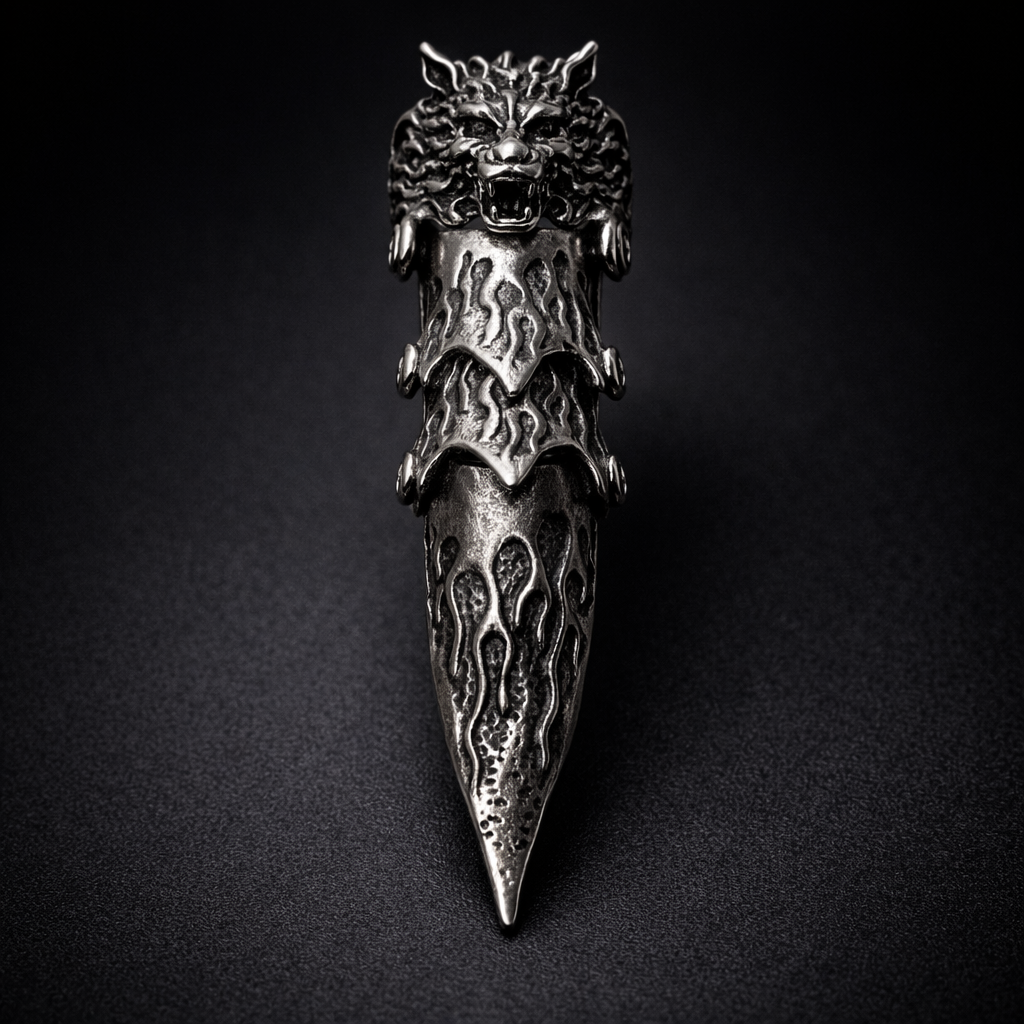Inferno Dragon Claw Ring